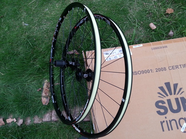 SunRingle Blackflag comp mountain bike conjunto de rodas sem tubo mtb rodas de bicicleta conjunto de rodas 3