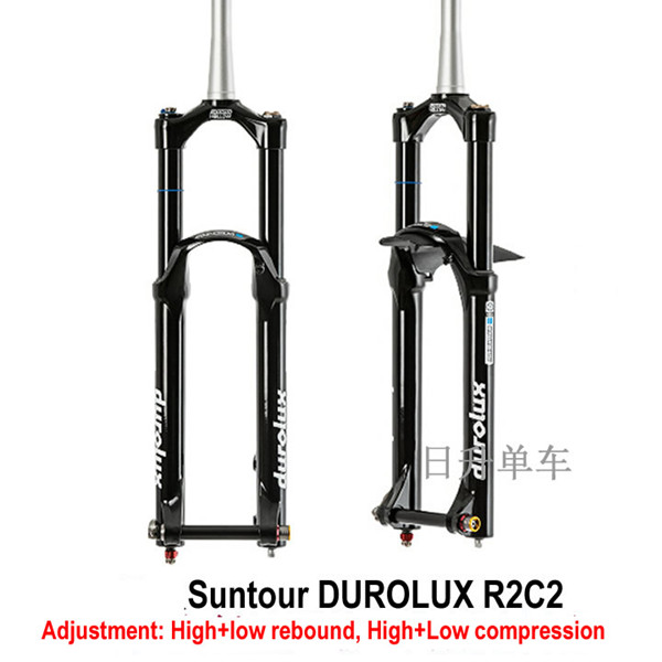 2016 suntour DUROLUX R2C2 180mm bicicleta de montanha de viagem suspensão air fork am/enduro fork 0