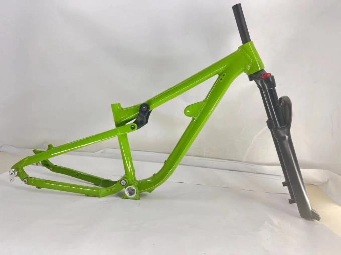 26er Junior Full Suspension Mountain Bike Frame XC/Trail Softtail Mtb Bicicleta 13,5 polegadas 0