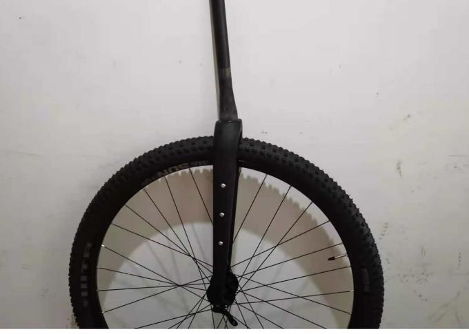 Forquilha de bicicleta de cascalho de carbono 700x50c, Forquilha rígida leve 100x12 Disco de montagem plana 4