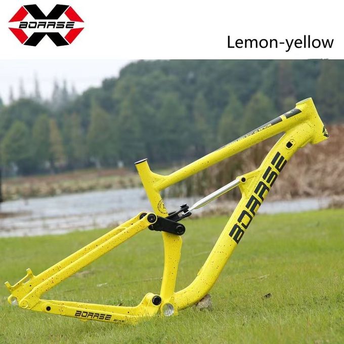 Quadro de bicicleta de montanha de 17 polegadas Cor amarela para durabilidade duradoura 5