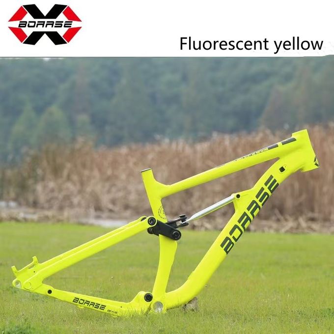 Quadro de bicicleta de montanha de 17 polegadas Cor amarela para durabilidade duradoura 2